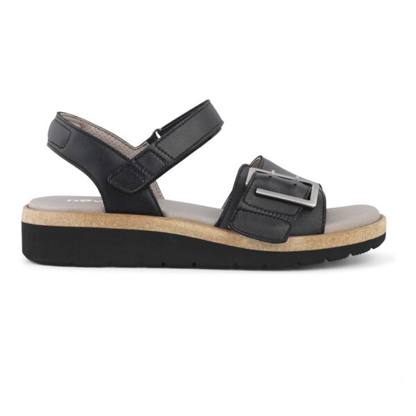 New Feet Sandal Leather Black Women