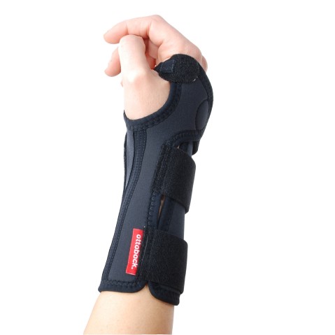 Handledsskydd 4143 Manu 3D Basic Svart - Medel Stabilt, Justerbart tumgrepp