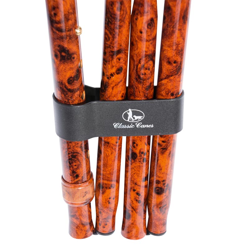 Klämma till vikbar käpp