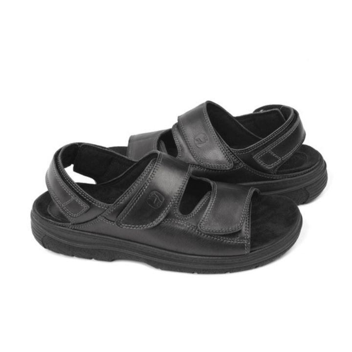 Klaveness 0837 Naturform Sandal Black Unisex - Bild 3