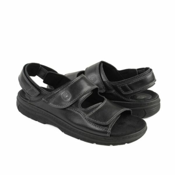 Klaveness 0837 Naturform Sandal Black Unisex