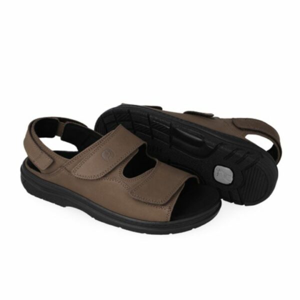 Klaveness 0837 Nubuck Naturform Sandal Brown Unisex