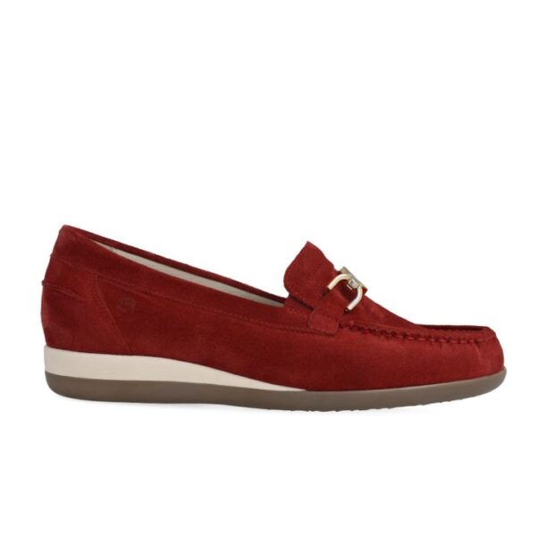 Klaveness Anita Loafer Red Split Women