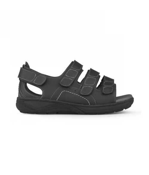 New Feet Sandal With Heelcap Black Men