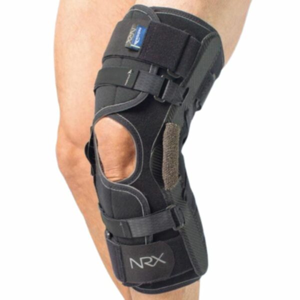 NRX414 Liga X Wrap Knäskydd - Öppningsbar upptill och nertill