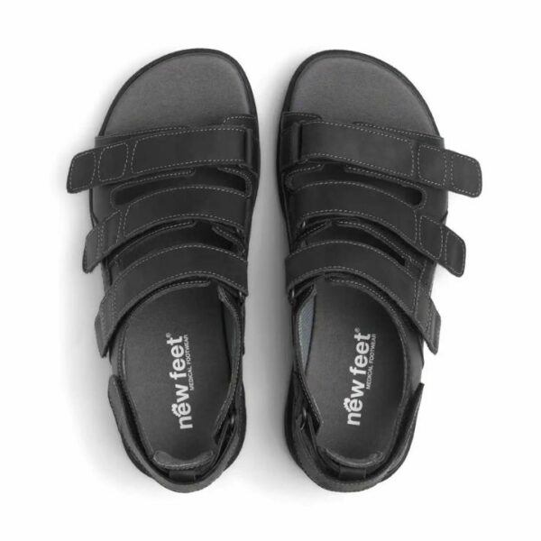 New Feet Sandal With Heelcap Black Men - Bild 3