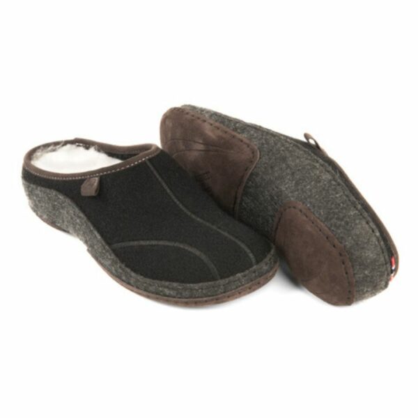 Klaveness Toffel Ull Svart Dam - Bild 2