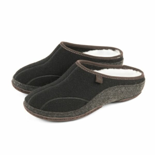 Klaveness Toffel Ull Svart Dam - Bild 3