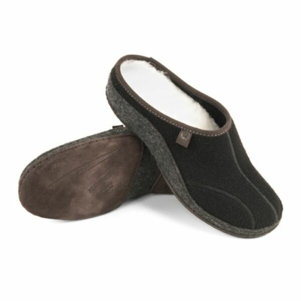 Klaveness Toffel Ull Svart Dam - Bild 5