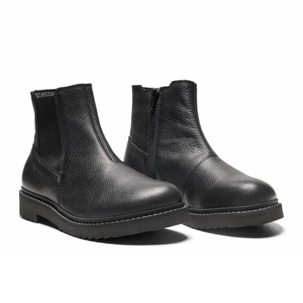 New Feet Boot Zipper Plain Leather Black Women - Bild 2