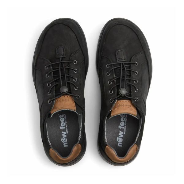 New Feet Nubuck With Elastic Lace Black Men - Bild 3