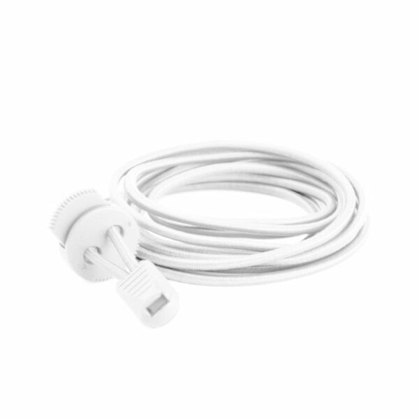 2GO Elastic Quicklaces White