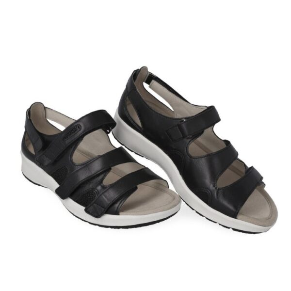 Klaveness Thea Sandal With Heelcap Leather Black Women