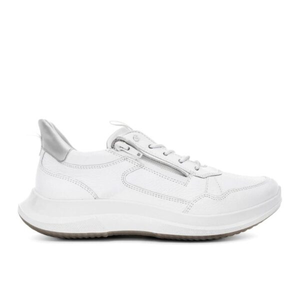 Ara Motion H-Width White/Silver Women
