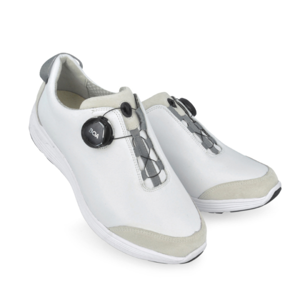 Klaveness Frida Shoe Off White Pig Velour BOA Women