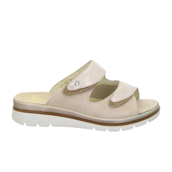 Fidelio Hallux D-Pantoffel G½ Creme Lisa/Nubi Women