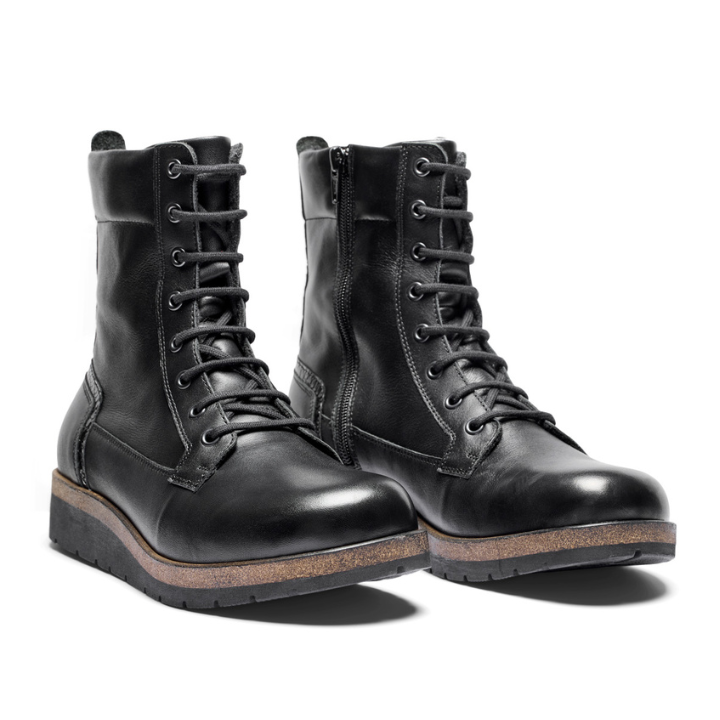 New Feet Boot Lace & Zipper Black Women - Bild 2