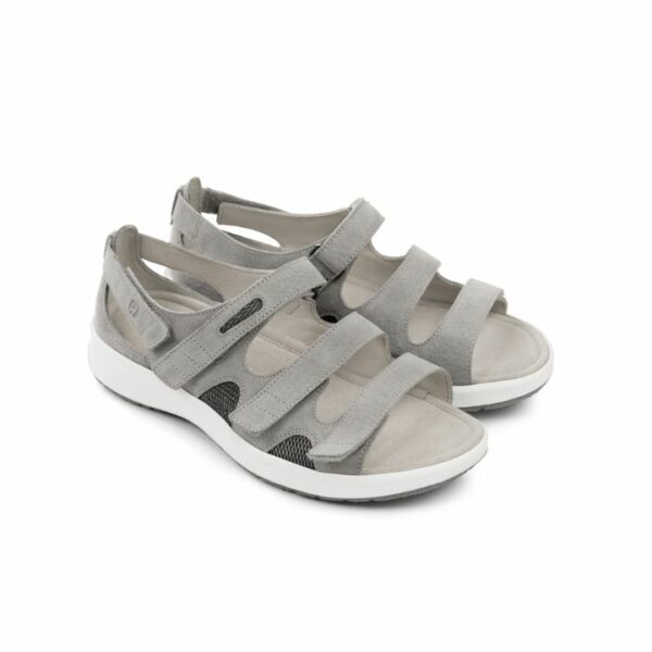 Hästen Thea Sandal With Heelcap Light Grey Women