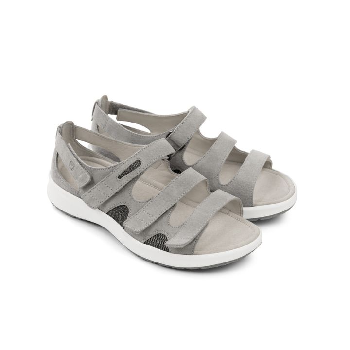 Hästen Thea Sandal With Heelcap Light Grey Women