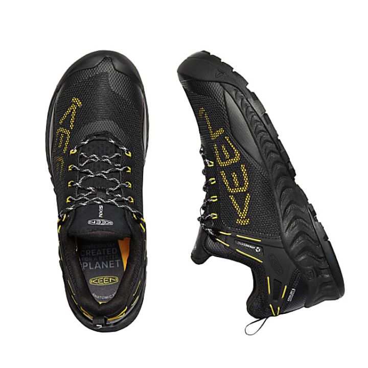 Keen Nxis Evo WP Black/Yellow Men - Bild 4