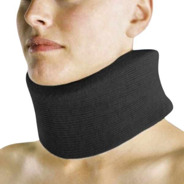 Skumhalskrage Bomull Svart MR516 - Avlastande